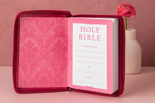 Pink ESV Compact Bible – Portable, Readable & Perfect for Everyday Use