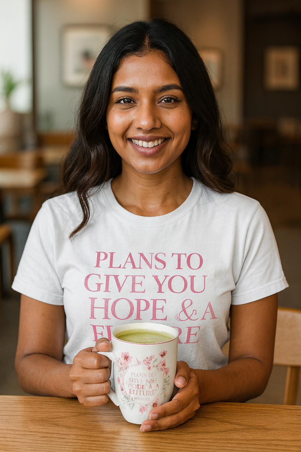 Plans to Give You Hope and a Future Floral Ceramic Mug – 355ml Coffee Cup | Jeremiah 29:11 Christian Gift South Africa