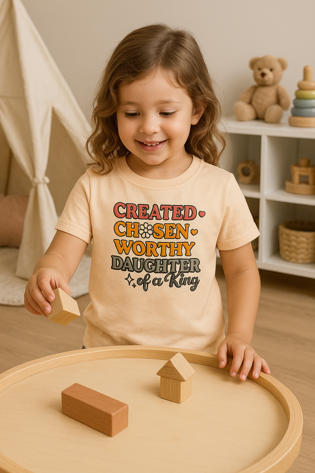 Christian Girls T-Shirt South Africa – Daughter of a King Faith Tee