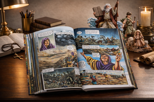 The Action Bible® Hardcover – Illustrated Bible for Kids (Ages 8–12)