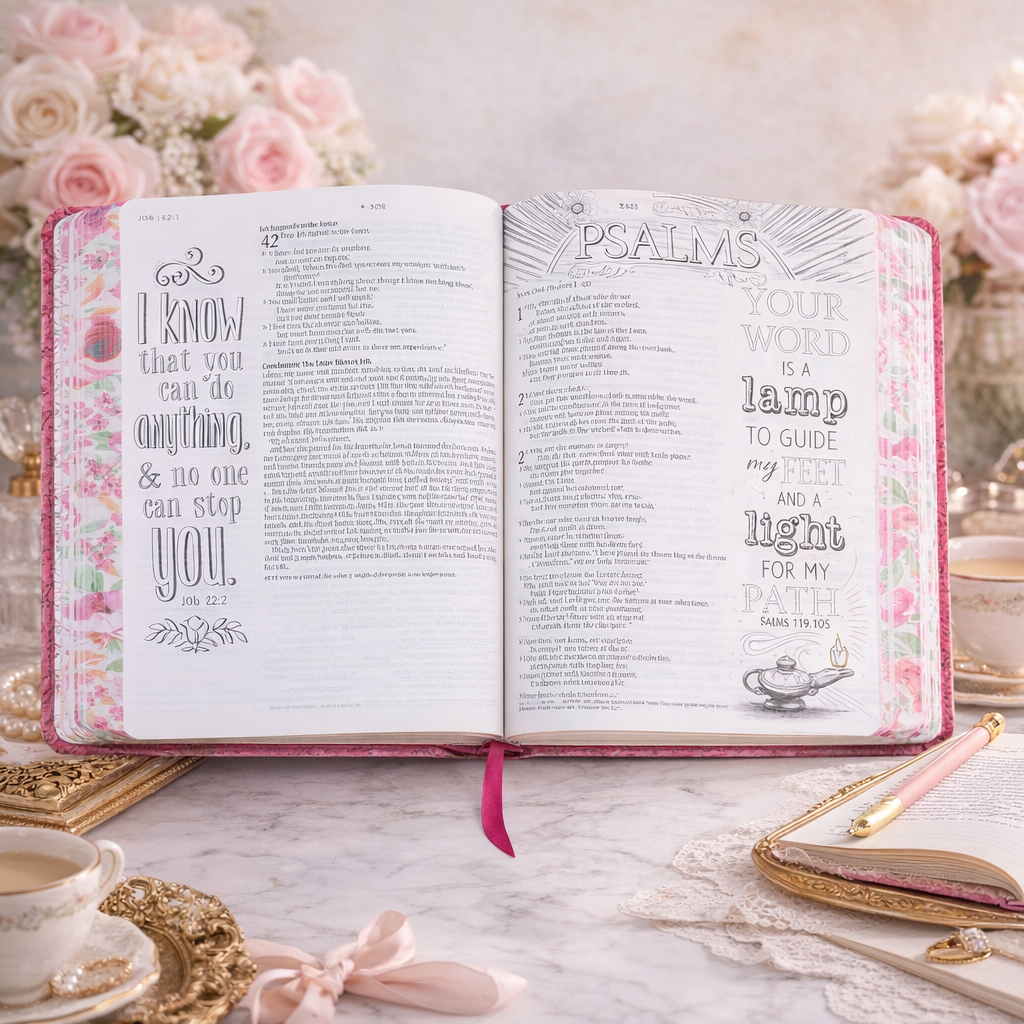 Inspire NLT Journaling Bible – Wide Margin Coloring Bible with Filament App (Hardcover)