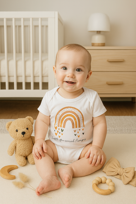 Little Answered Prayer Baby Romper – Christian Baby Gift South Africa