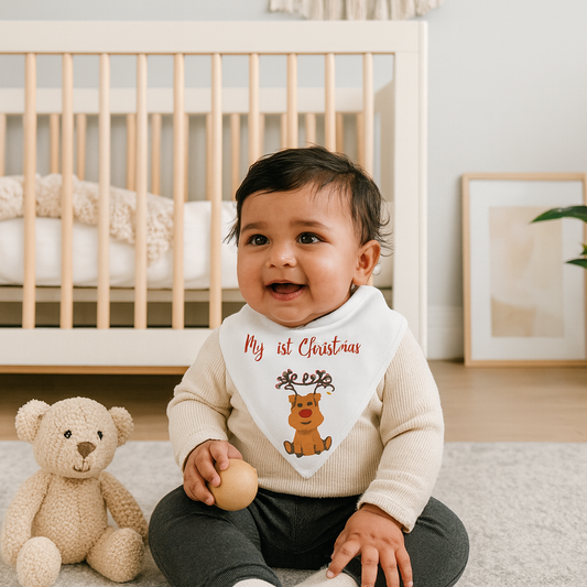 My 1st Christmas Baby Bib – Festive Unisex Holiday Bib South Africa