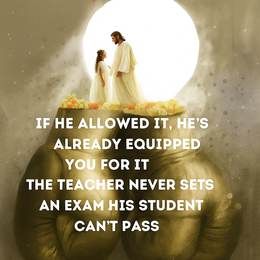 Before it reaches you, it reaches Jesus ❤️