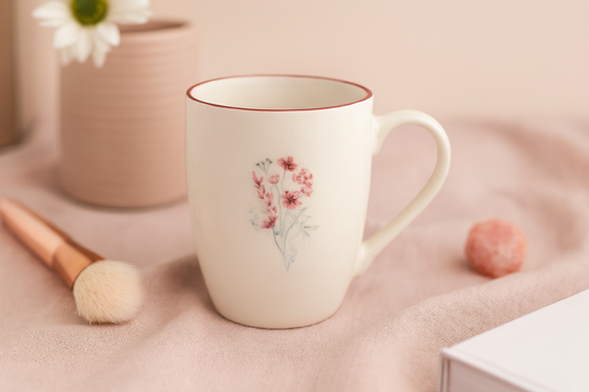 Plans to Give You Hope and a Future Floral Ceramic Mug – 355ml Coffee Cup | Jeremiah 29:11 Christian Gift South Africa