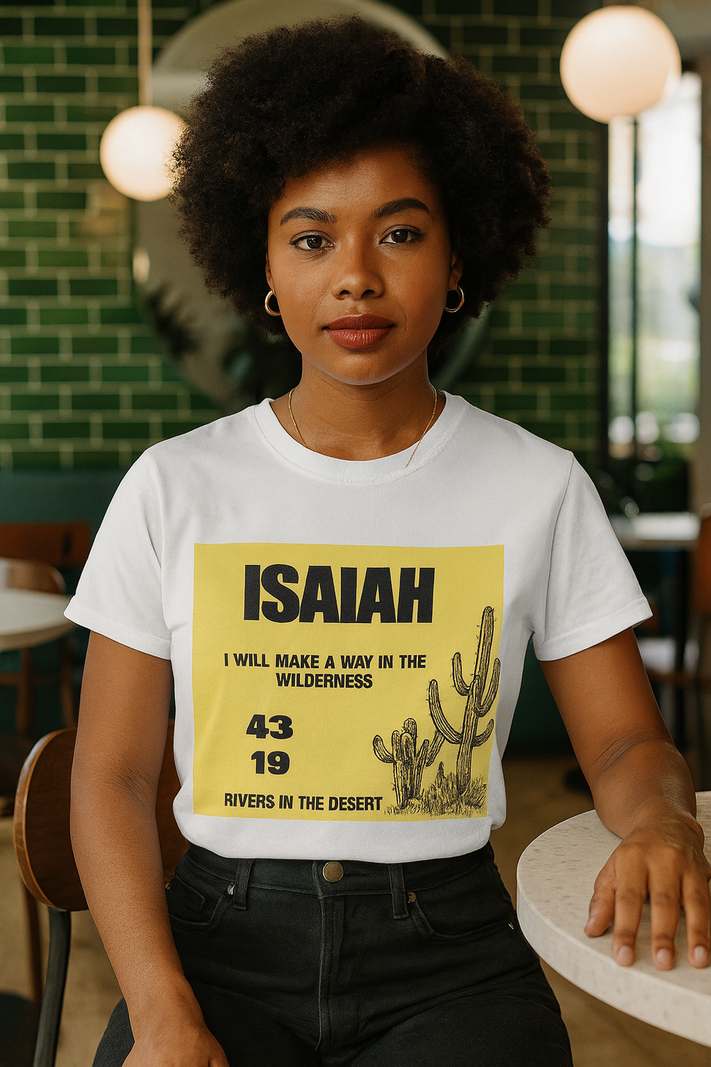 Isaiah 43:19 Christian T-Shirt – Bible Verse Faith Tee South Africa