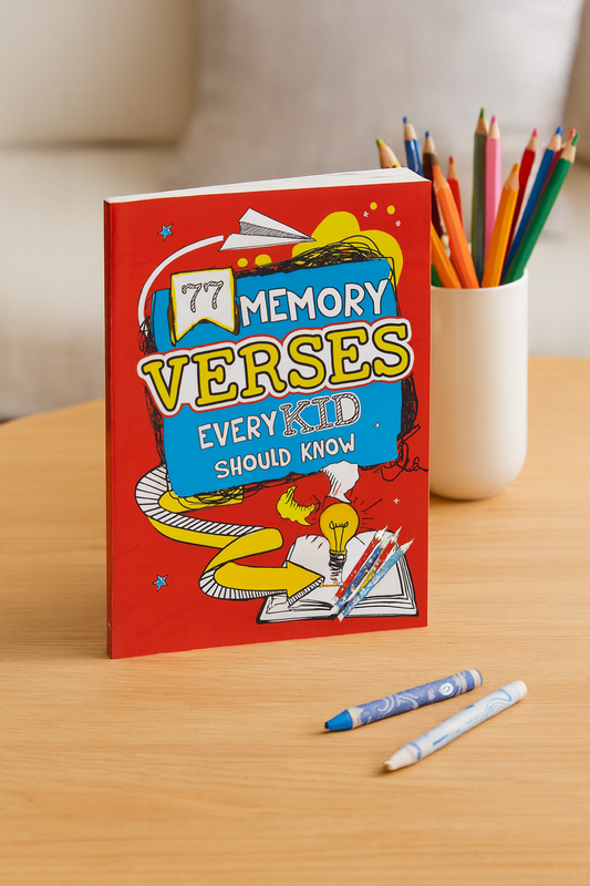 77 Memory Verses Every Kid Should Know South Africa – Christian Scripture Activity Book for Children Ages 5–8
