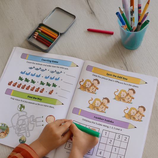 Learning with the Bible – Let’s Play with Numbers Book 1 South Africa | Christian Activity Book for Kids Ages 5–8