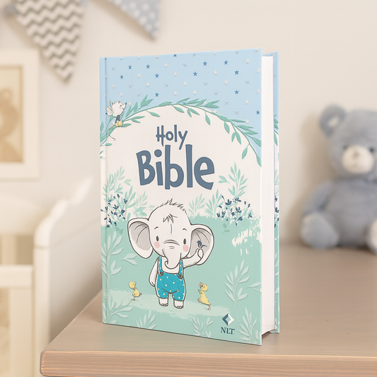 Baby Bible for Boys NLT South Africa – Keepsake Baptism, Christening & Dedication Gift