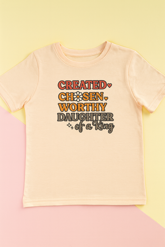 Christian Girls T-Shirt South Africa – Daughter of a King Faith Tee