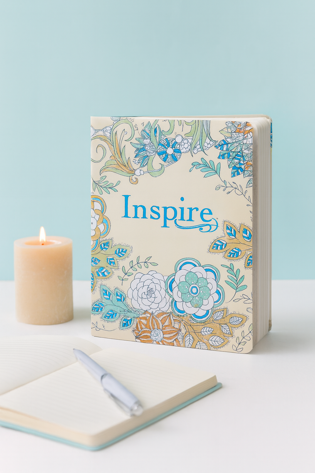 Inspire NLT Journaling Bible – Creative Coloring, Wide Margins & Filament App (South Africa)