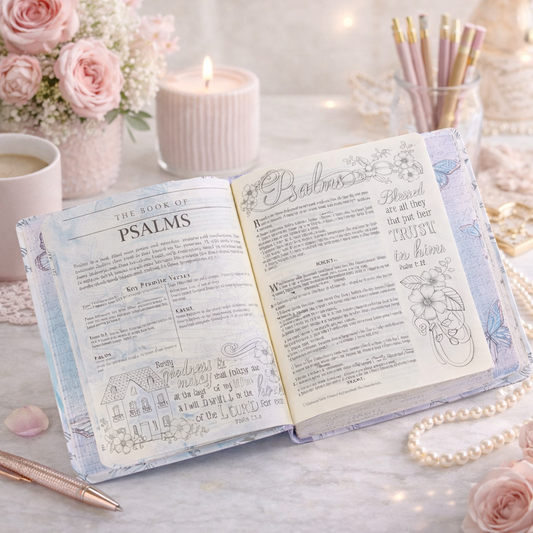 My Promise Bible KJV – Journaling & Colouring Bible with Tabs & Stickers
