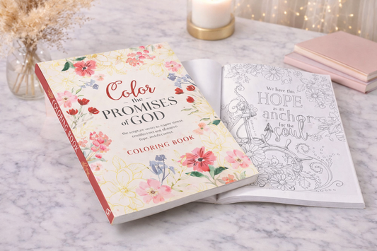 Bloom in Strength Bundle | Christian Tote, T-Shirt & Coloring Book Gift Set