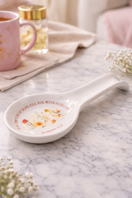 Faithful & Fierce Christian Gift Bundle | Mug, Spoon Rest & Magnetic Notepad Set