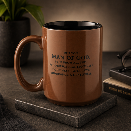 Brewed for greatness  Man of God Gift Set for Men | Mug, Devotional & Pen Bundle | Christian Father’s Day Gift