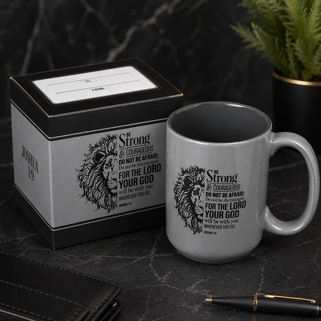 Dad’s daily bread bundle  Father’s Faith & Strength Gift Set | Bible, Mug & Scripture Cards for Men | Father’s Day Gift
