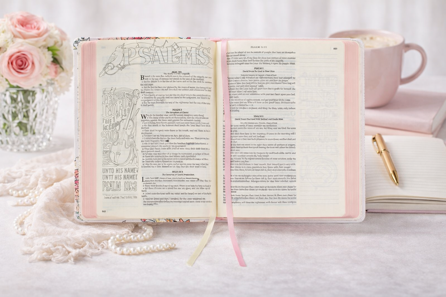 My Creative Bible (KJV) – Women’s Journaling & Colouring Bible | White Flexcover