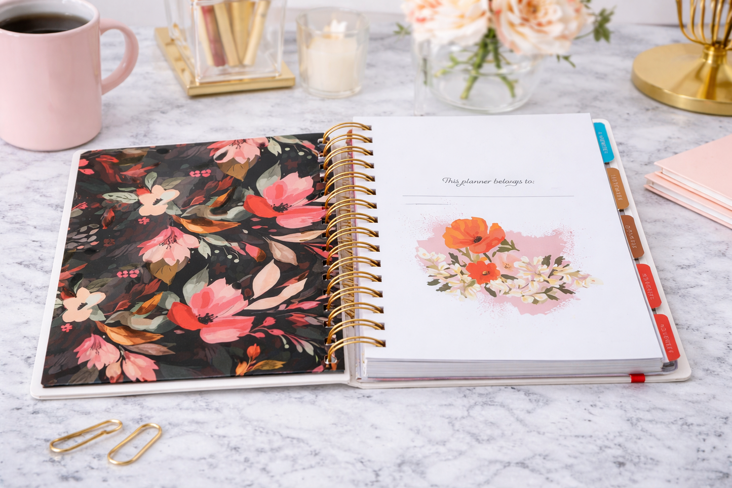 2026 Make Things Happen 18-Month Inspirational Planner for Women | Wirebound Weekly Planner with Stickers & Pockets