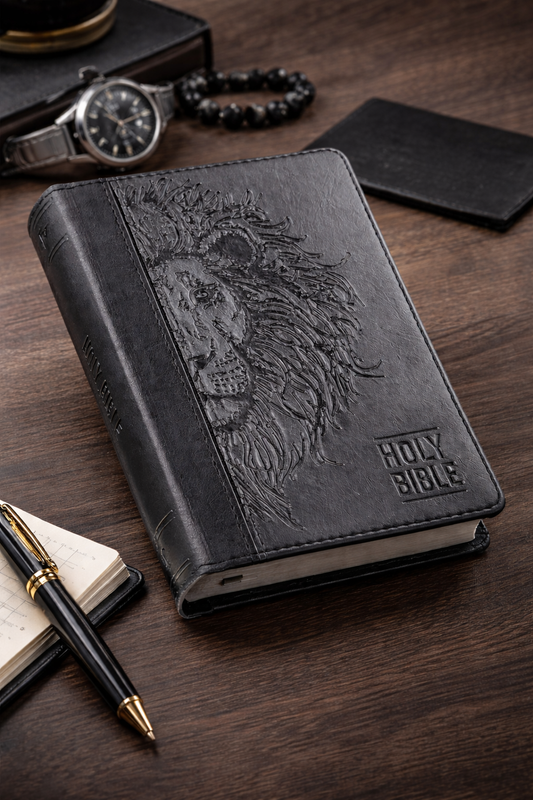 KJV Compact Bible – Faux Leather, Red Letter, Ribbon Marker | Portable King James Bible