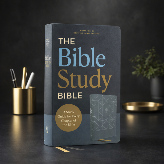 NKJV Bible Study Bible – Chapter-by-Chapter Study Guides for Deeper Scripture Understanding