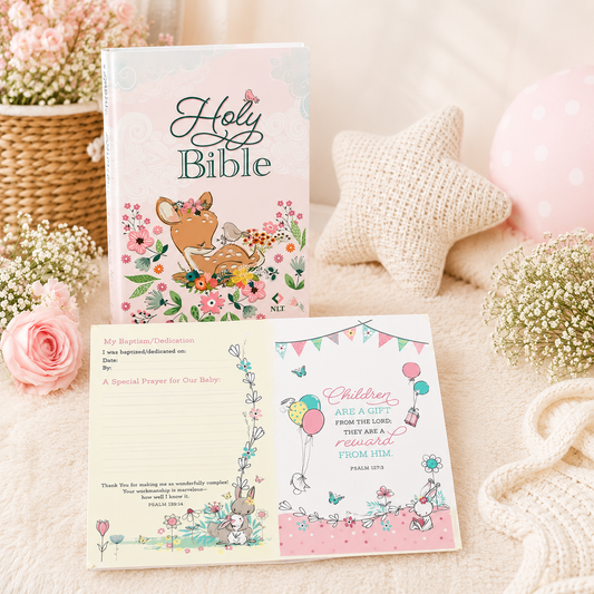 Christian Baby Bible & Baby Romper Gift Set for Girls or Boys | Baby Shower Gift South Africa