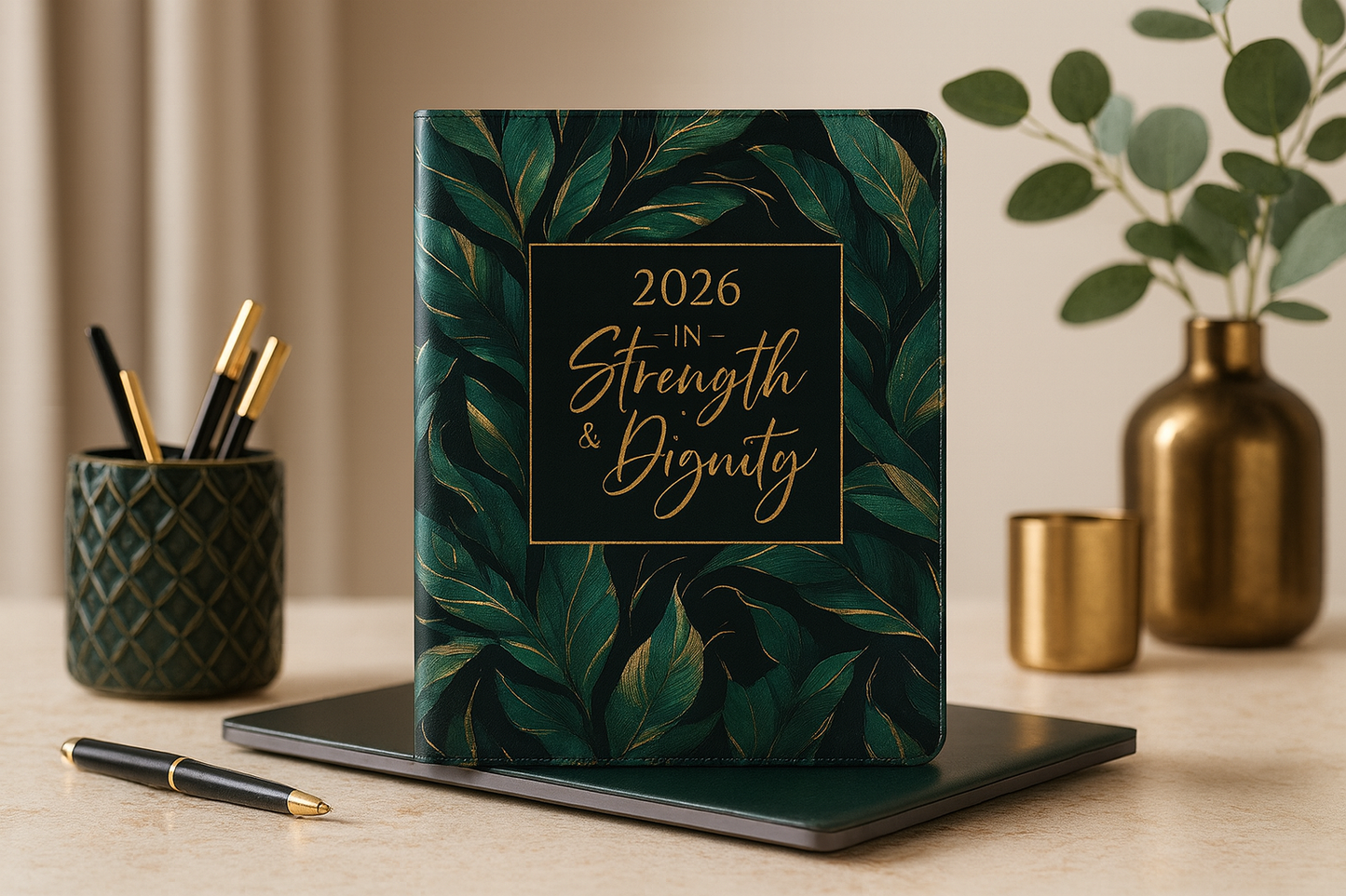 2026 “Strength & Dignity” Weekly Planner – Christian 18-Month Organizer with Scripture, Prayer Lists & Notes (August 2025–January 2027)