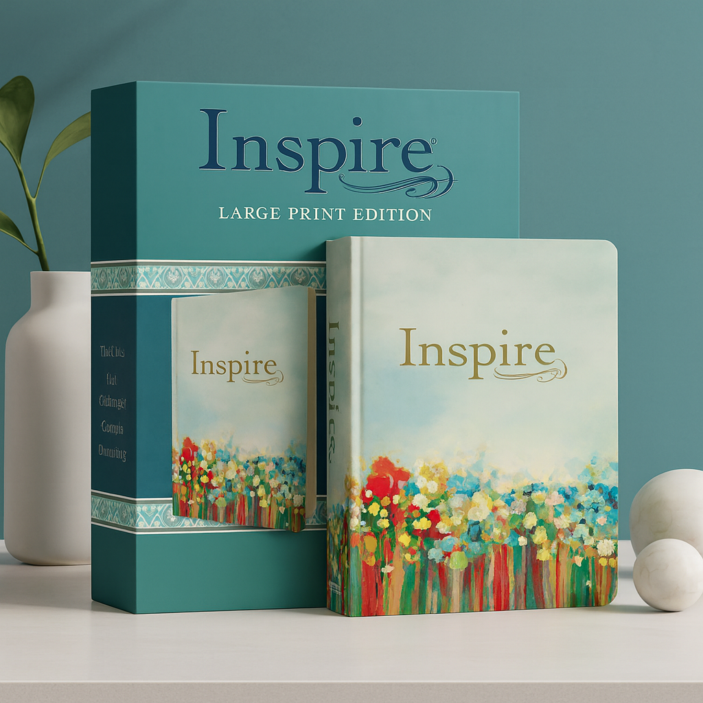 Inspire Large Print Bible – Creative Journaling & Colouring Bible South Africa
