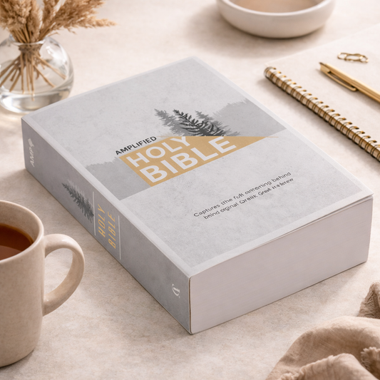 Amplified Holy Bible – Study Edition with Expanded Meaning, Parables & Salvation Guide