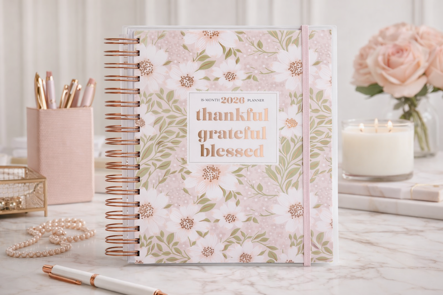 2026 Thankful Grateful Blessed 18-Month Christian Planner | South Africa