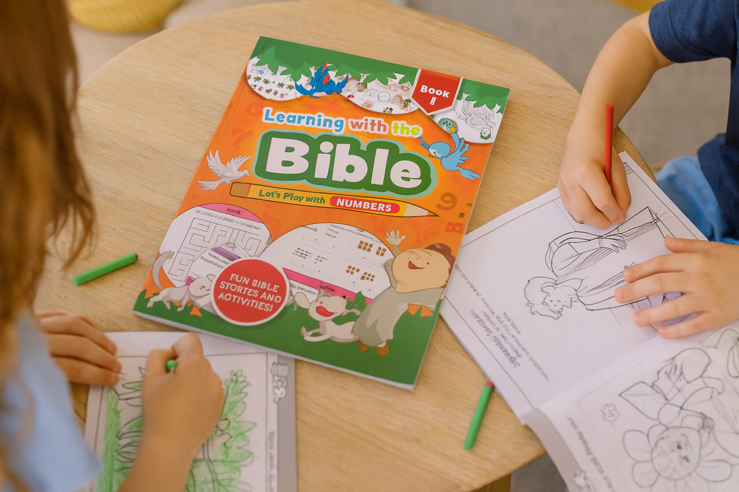 Learning with the Bible – Let’s Play with Numbers Book 1 South Africa | Christian Activity Book for Kids Ages 5–8