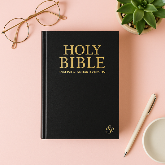 ESV Standard Bible – Black Hardcover with Easy-to-Read 8.25pt Font (South Africa)