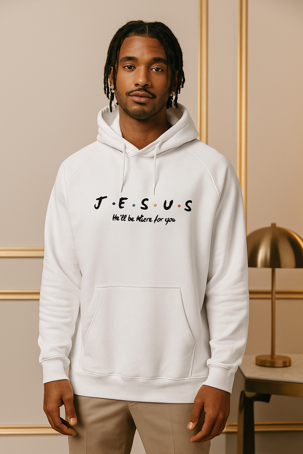 Jesus Hoodie South Africa – “He’ll Be There for You” | Unisex Christian Faith Hoodie (S–4XL)