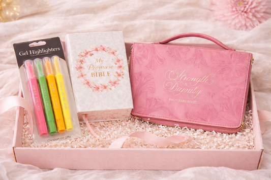 Proverbs 31 Mum Edition Gift Set | Bible, Highlighters & Bible Cover