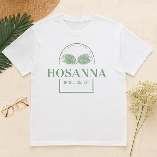 Hosanna In The Highest Women’s Christian T-Shirt – Palm Sunday SA