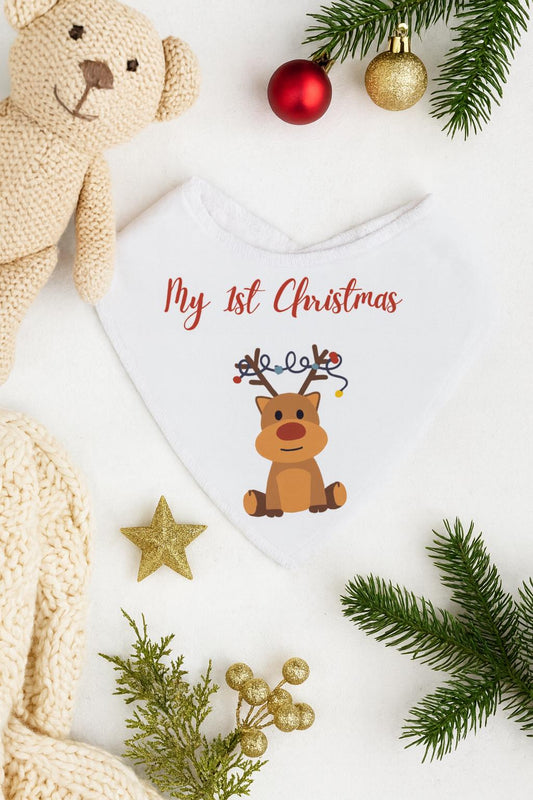 My 1st Christmas Baby Bib – Festive Unisex Holiday Bib South Africa