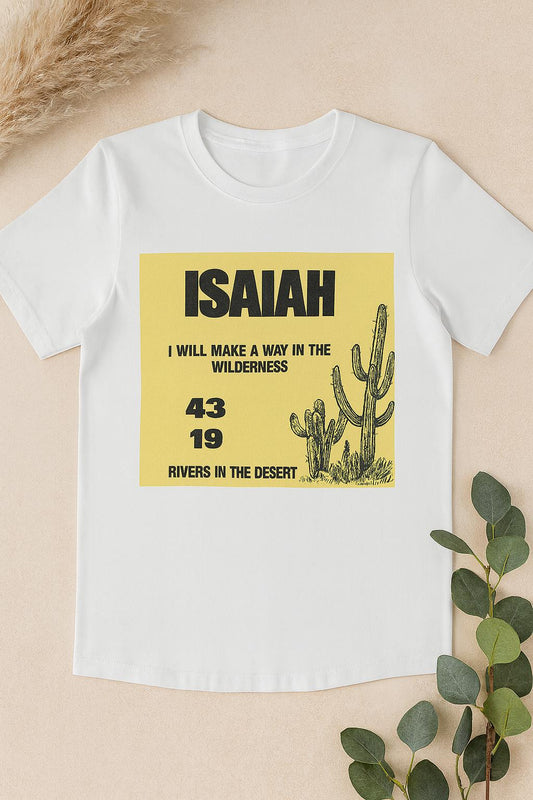 Isaiah 43:19 Christian T-Shirt – Bible Verse Faith Tee South Africa
